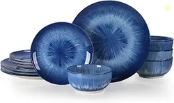 Sweejar Ceramic Dinnerware Service of 412 pcs Plate and Bowls for Kitc