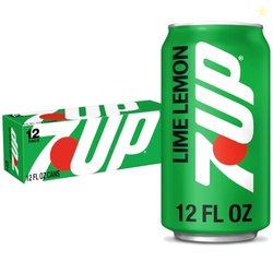 7UP Lemon Lime Soda, 12 fl oz cans, 12 pack