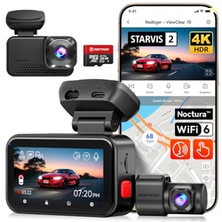 REDTIGER VC70 4K+2.5K Dash Cam, STARVIS 2 IMX678, Dual HDR, 30MB/s WiF