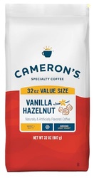 Cameron's Coffee Roasted Ground Coffee Bag, Flavored, Vanilla Hazelnut
