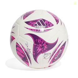 Adidas Unisex-Adult MLS Club Soccer Ball, White/Purple Burst/Glory Pur