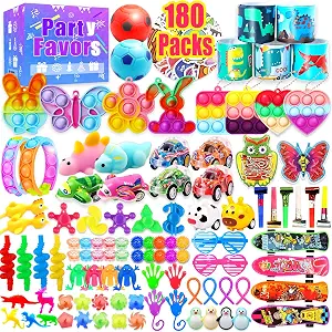 180 Party Favors for Kids Fidget Toys Bulk, Treasure Box Toys for Clas