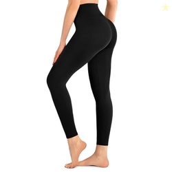 Walifrey Leggings for Women,High Waisted Soft Yoga Pants for Gym Black