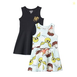 Amazon Essentials Girls' Knit Sleeveless Tank Play Dresses, Harry Pott