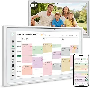 15.6 Inch Smart Digital Calendar WiFi Touch Screen Family Chore Chart 