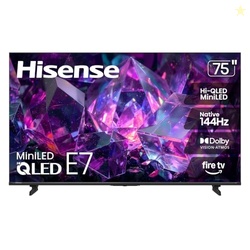 Hisense 75" E7 Cinema Series Hi-QLED Mini-LED 4K UHD Smart Fire TV (75