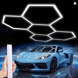 LZHOME Hexagon 5000K LED Garage Lights: 25 Pack Updated 1.31-inch Wide