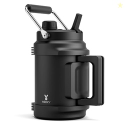 64 oz Insulated Water Bottle for Gym: Meoky Triple Wall Vacuum Stainle