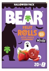 BEAR Real Fruit Snack Rolls - Gluten Free, Vegan, and Non-GMO - Strawb