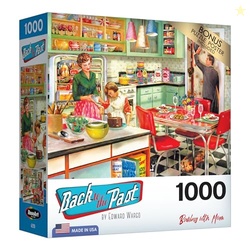 RoseArt Back to The Past Baking with Mom 1000 Piece Jigsaw Puzzle
