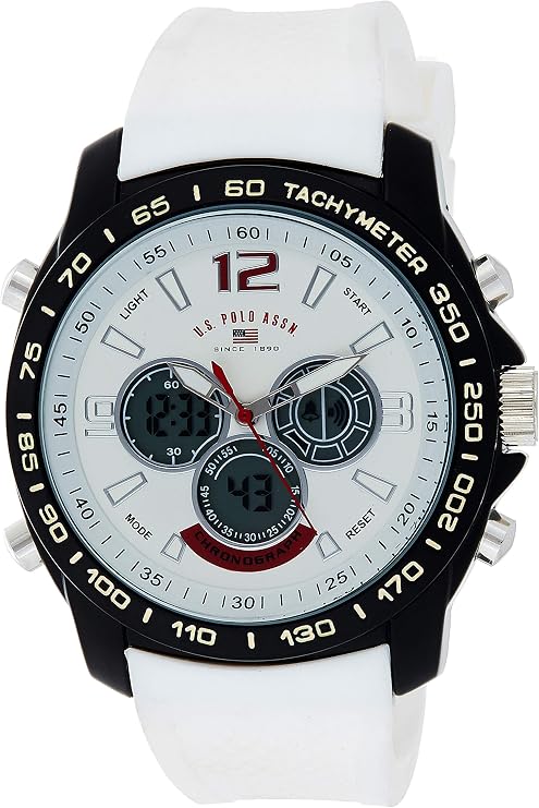 U.S. Polo Assn. Men's Chronograph Sport Watch  Ana-Digital Display wit