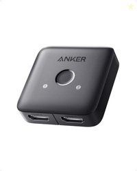 Anker HDMI Switch, 2 in 1 Out HDMI Switcher, Monitor Switch with 4K@60