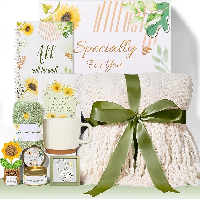 Sunshine Gift Baskets Get Well Care Package Birthday Gifts for Women F