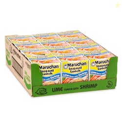Maruchan Instant Lunch Ramen Noodles, Lime Flavor with Shrimp  Japanes