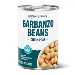 Amazon Grocery, Canned Garbanzo Beans, 15.5 Oz