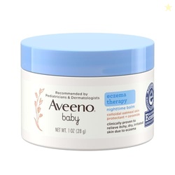 Aveeno Baby Eczema Therapy Nighttime Balm, Fragrance Free, Travel Size