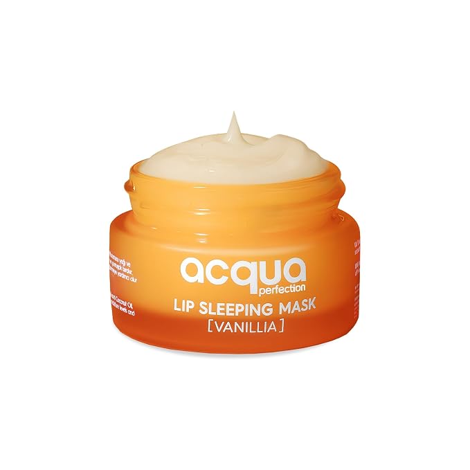 Overnight Lip Sleeping Mask 20g / 0.7 oz, Vanilla Lip Balm with Shea &