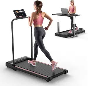 Walking Pad Treadmill for Home - Foldable Treadmills with Handle Bar M