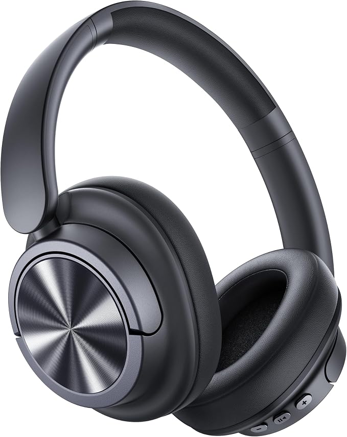 Hybrid Active Noise Cancelling Headphones 120H Playtime Wireless Headp