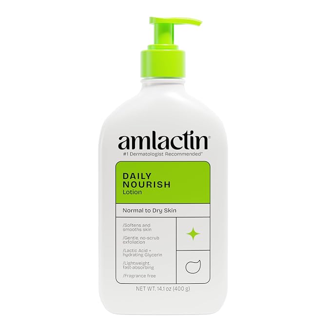 Amlactin Daily Nourish Body Lotion 12% Lactic Acid, 14.1 oz
