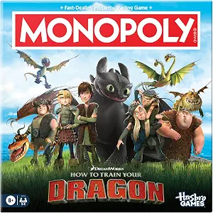 Hasbro Games Monopoly DreamWorks How to Train Your Dragon Edition