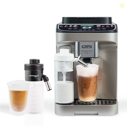 De'Longhi Magnifica Duo Automatic Espresso Machine, Milk Frother, Silv