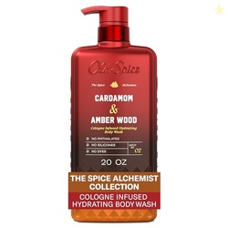 Old Spice Body Wash for Men, Cardamom & Amber Wood Scent, 20 fl oz