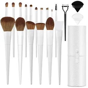 Makeup Brushes With Case 20PCs Professional Makeup Brush Set Foundatio