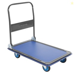 Olympia Tools Foldable Push Cart Dolly - 600 Lb. Capacity Heavy Duty P