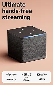 Amazon Fire TV Cube with AI-powered Fire TV Search, Hands-free streami
