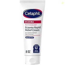 Cetaphil RESTORADERM Eczema Flare-Up Relief Cream, Colloidal Oatmeal, 