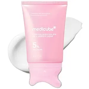 medicube PDRN Collagen Gua Sha Neck Wrinkle Cream - Firming Contour Ca