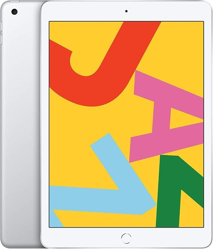 Apple 2019 iPad 7th Gen (10.2-inch Wi-Fi, 32GB) Silver (Renewed)