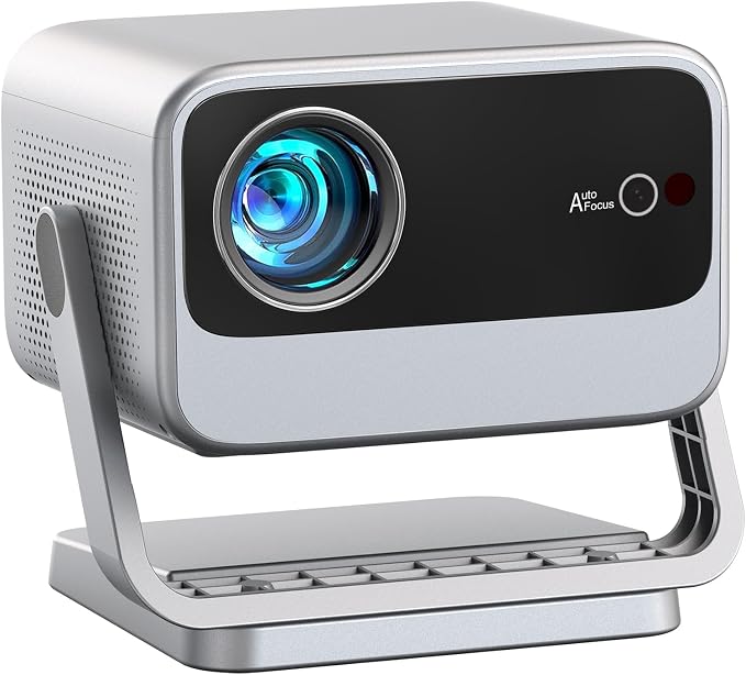 VOPLLS 4600 ANSI 4K Projector Now with Netflix Auto Focus, WiFi Blueto