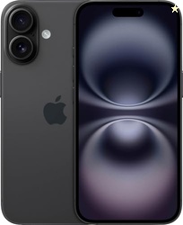 Apple iPhone 16, US Version, 128GB, Black - Unlocked (Renewed Premium)