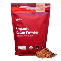 Raaka Organic Cacao Powder - Unsweetened, Non-Alkalized, 32oz Resealab