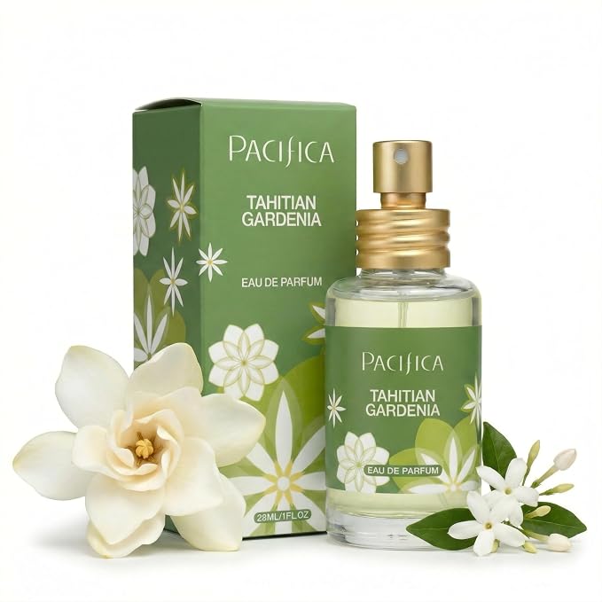 Pacifica Tahitian Gardenia Perfume Spray 1oz  Tropical Floral Fragranc