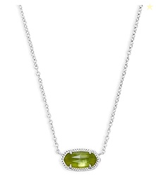 Kendra Scott Elisa Pendant Necklace for Women, Fashion Jewelry, Rhodiu