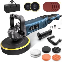 OFISPEED Buffer Polisher, 1600W Rotary Car Buffer, 6 Inch/7 Inch, Blue