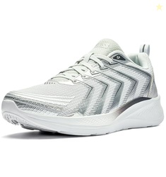 K-Swiss Men's Mellow Lightweight Running Walking Shoe, Silver 10.5