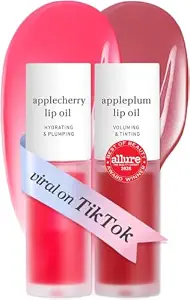 NOONI Korean Lip Oil Duo Set - Applecherry & Appleplum - Plumping Lip 