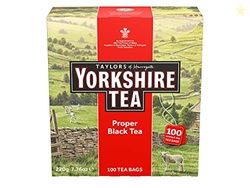 Yorkshire Tea, Red, Black Tea Bags, 100ct (Pack of 1)