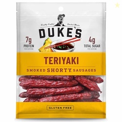 Duke's Pork Teriyaki Smoked Shorty Sausages, 5 oz.