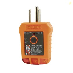 Klein Tools RT210 Outlet Tester, Receptacle Tester for GFCI / Standard