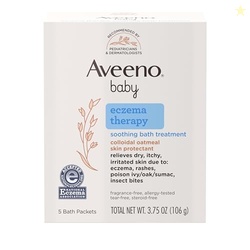 Aveeno Baby Eczema Therapy Soothing Bath Treatment for Relief of Dry, 
