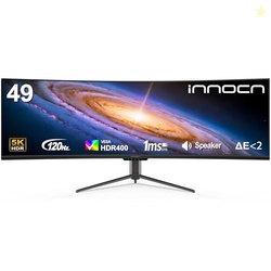 INNOCN 49" Curved Monitor Ultrawide Gaming 5K2K 120Hz 32:9 QHD 5120 x 