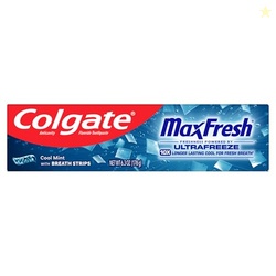 Colgate MaxFresh Fluoride Toothpaste, Cool Mint, 6.3 oz | Freshens Bre
