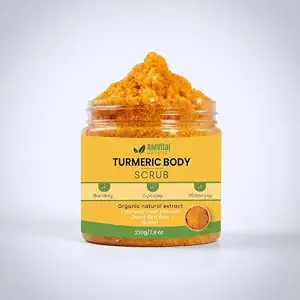 Turmeric Body Scrub Face & Body Exfoliating Scrub, 7.8 oz