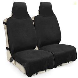 DREAMANIA Waterproof Car Seat Cover Towel, Non-Slip, Black, 2pcs | Swe