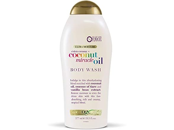 OGX Coconut Miracle Oil Body Wash 19.5 oz